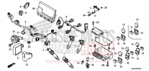 SUB HARNESS VFR1200XJ de 2018